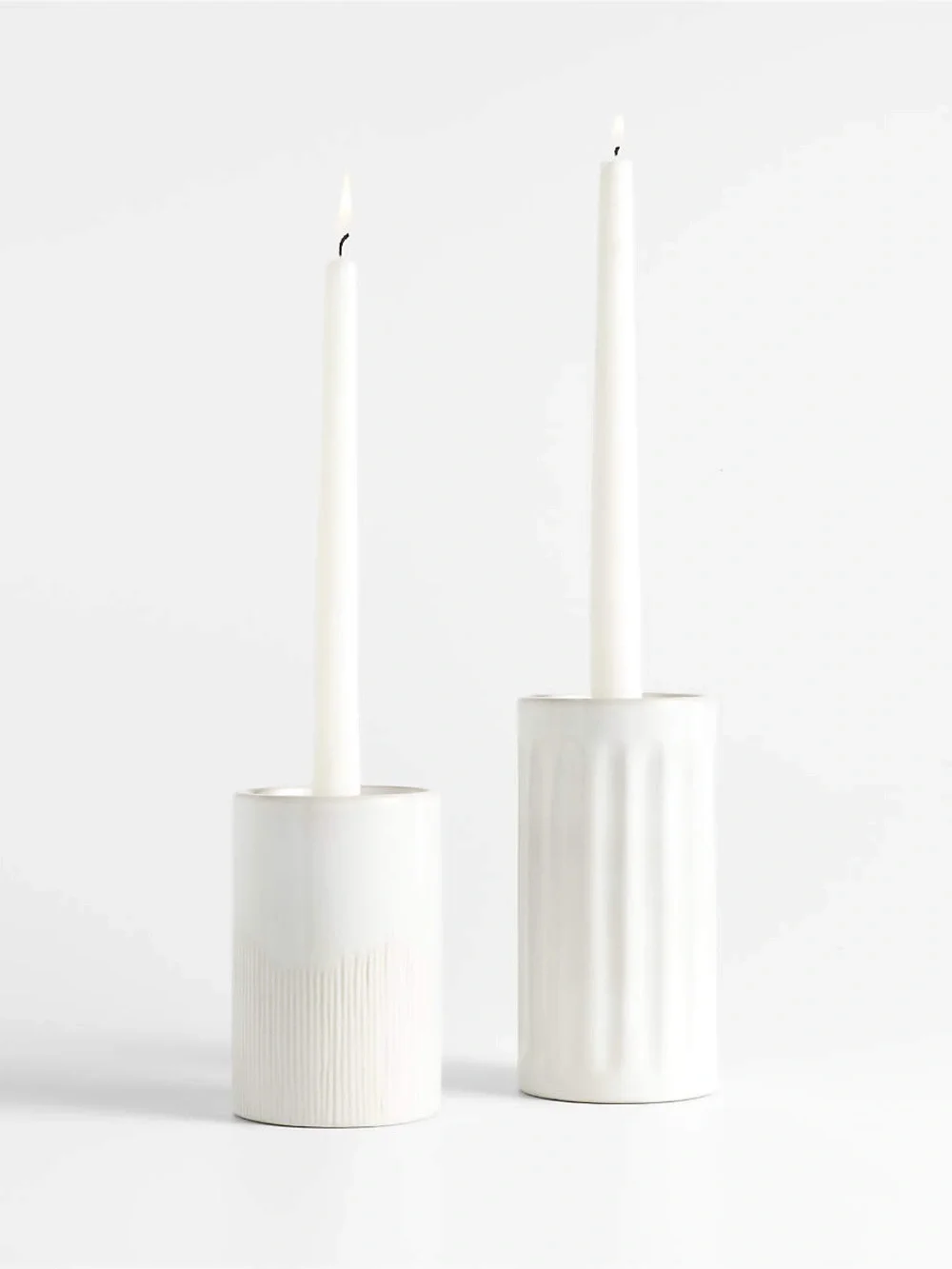 Crate&Barrel Candle Holders - Set of 2